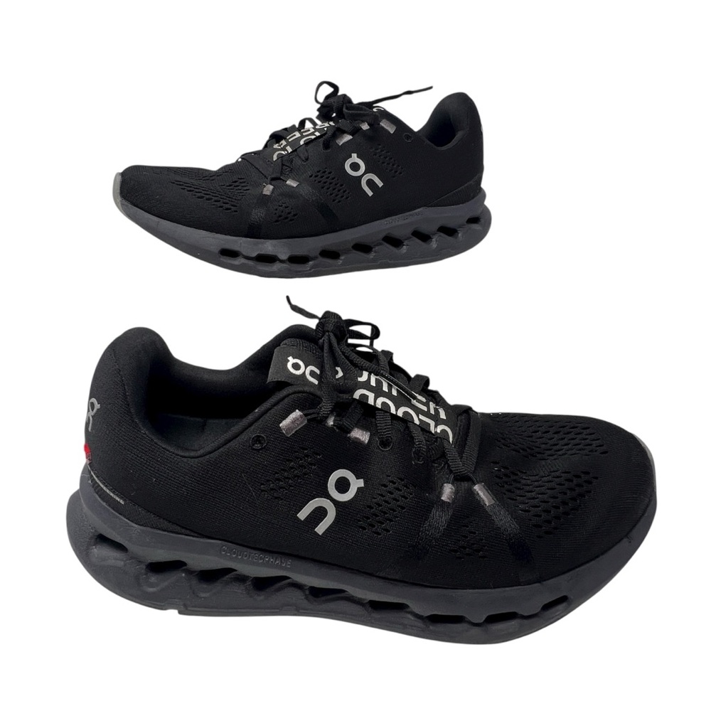 Preowned On Running Cloudsurfer Women’s All Black 3WD10440485 Running Shoe Sz 10